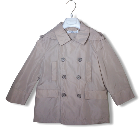 Giacca trench camel